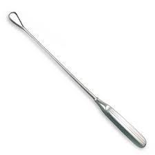 TISCO Lifecare Uterine Curette Single Ended Sharp – Size 000 | Precision Stainless Steel Gynecology Surgical Instrument