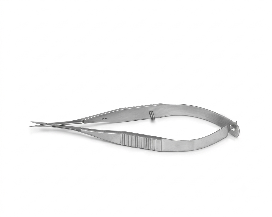 TISCO Lifecare Vannas Scissors St. 7MM Stainless Steel Ophthalmic Surgical Instrument