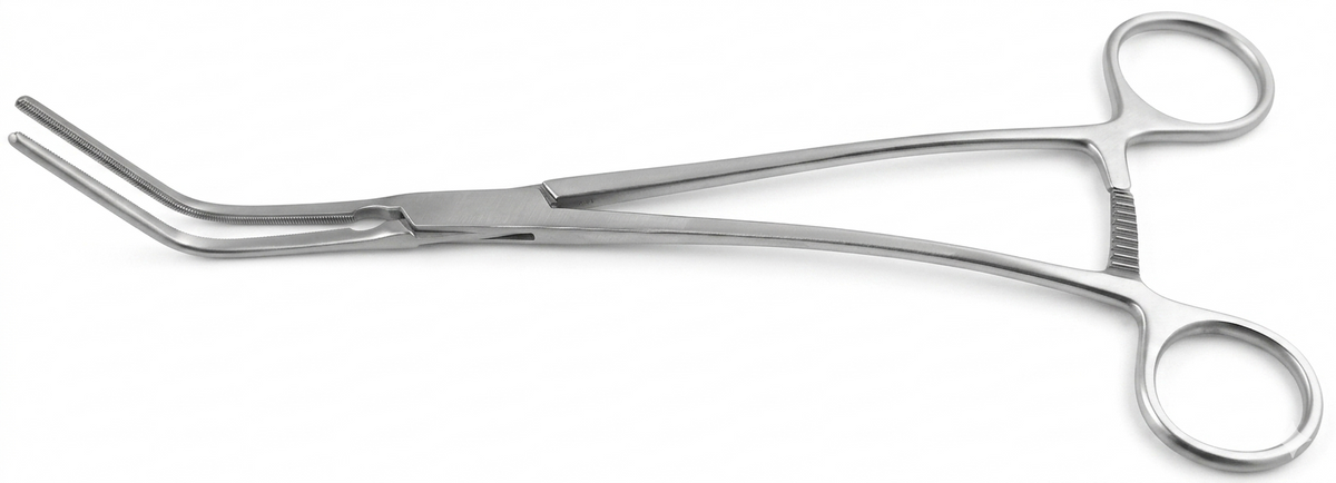 TISCO Lifecare Vascular Clamp for PDA – Curved, 20 cm (8”) Premium Stainless Steel Surgical Instrument
