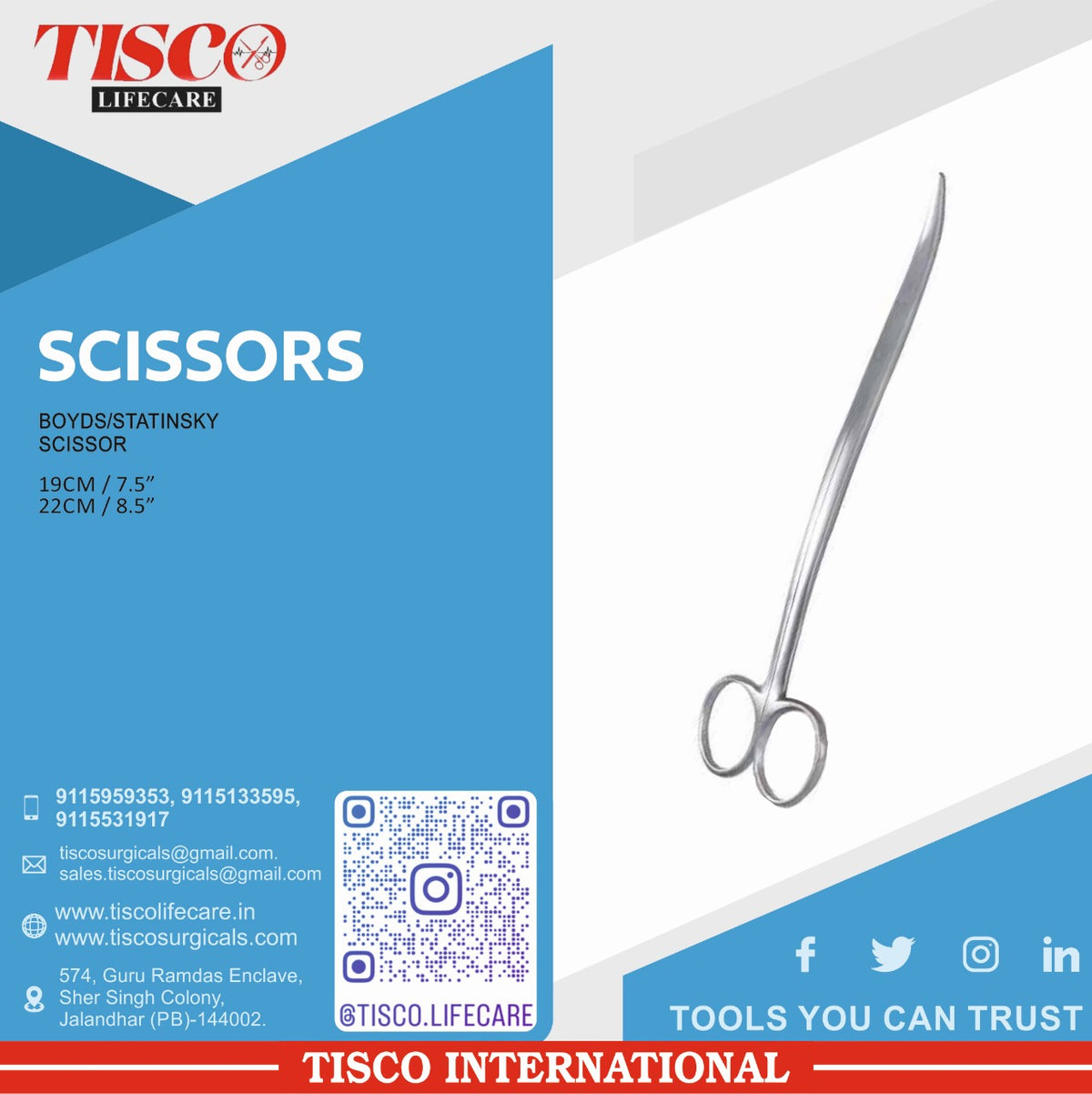 TISCO Lifecare Boyds \Statinsky Scissor