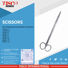 TISCO Lifecare Metzenbaum Scissor Straight