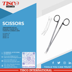 TISCO Lifecare Jemisons\Reynolds Scissor With Tungsten Carbide Jaws