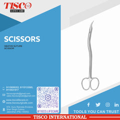 TISCO Lifecare Heaths Suture Scissor