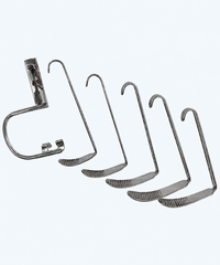 TISCO Lifecare Davis-Boyle Mouth Gag with 5 Serrated Blades Stainless Steel Surgical Instrument